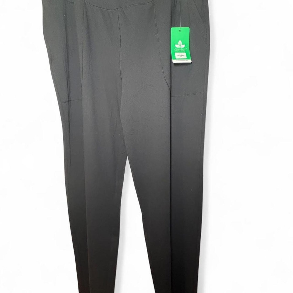 Copyleaf Women's Black High Waisted Pants Size XXL
